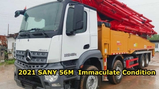 Этот штанговый насос SANY 56M 2021 года настолько красив, что вы не поверите, что он использовался – мало часов и безупречно чистый
