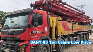 Продажа 67-метрового бетононасоса SANY 2022 года на шасси Volvo